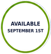 Green circular badge: Available September 1st